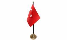 Bordflag Tyrkiet 10x15cm